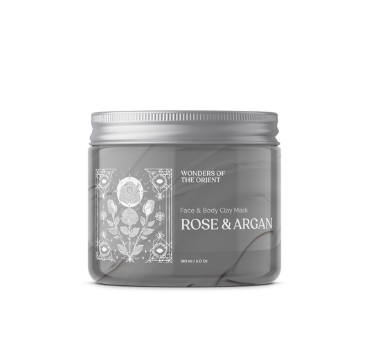 Rose & Argan Face and Body Clay Mask